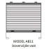 Easyfit plisségordijnen type AO11