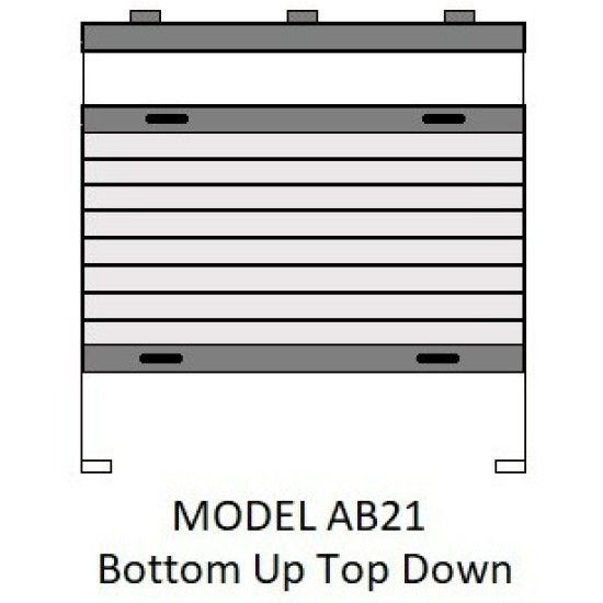 Easyfit plisségordijnen type AB21
