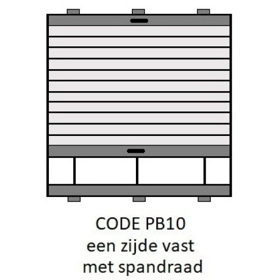 Easyfit plisségordijnen type PB10